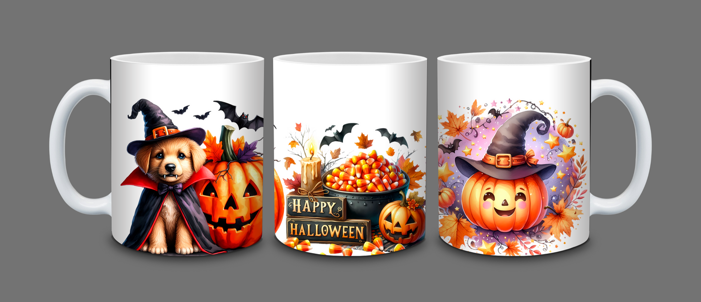 Mug Halloween Personnalisable.