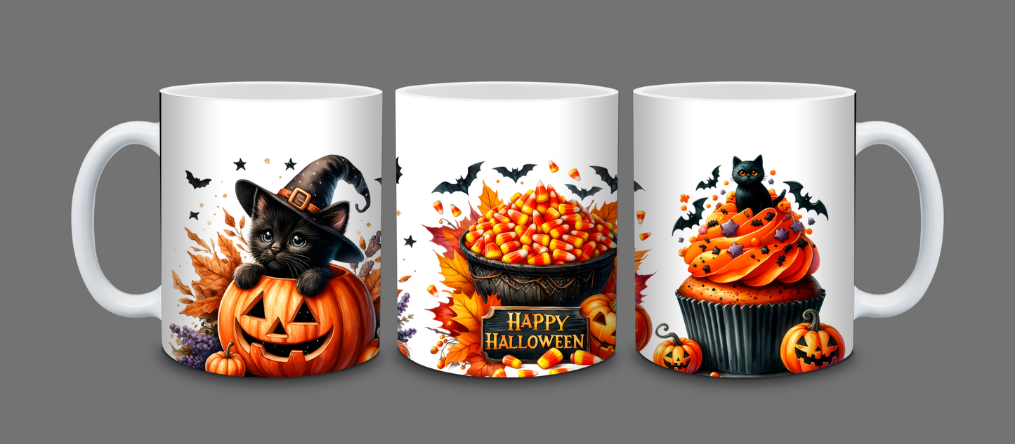 Mug Halloween Personnalisable.