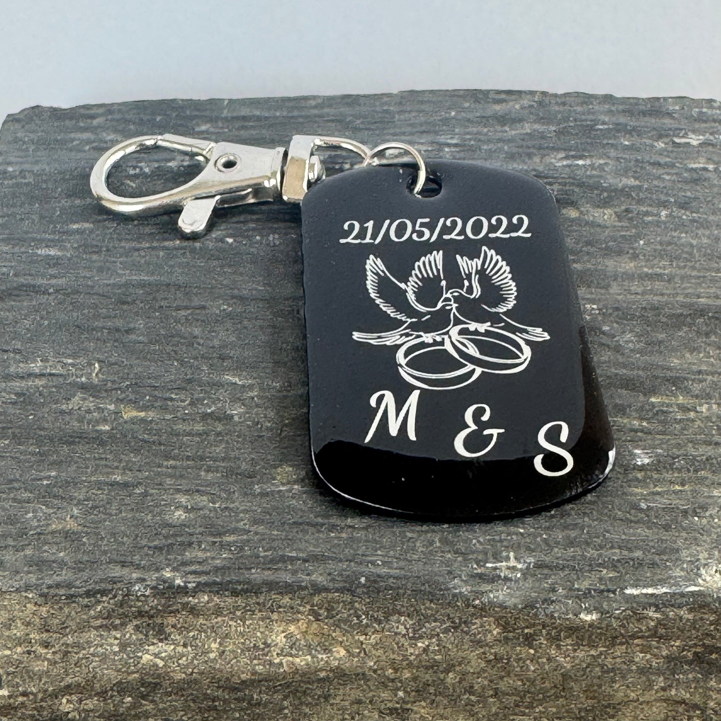 Porte clé initiales