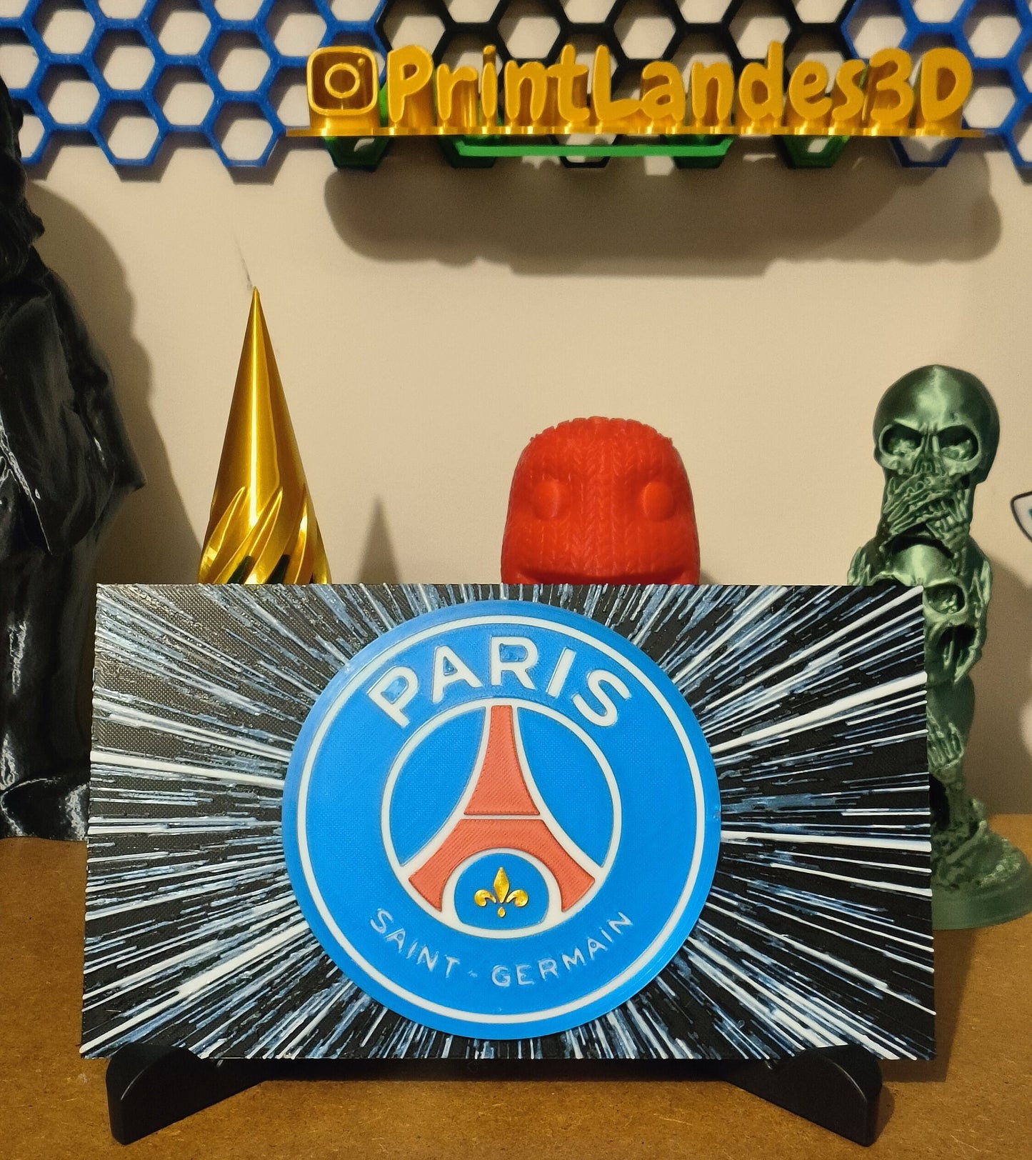 Plaque de supporteur.