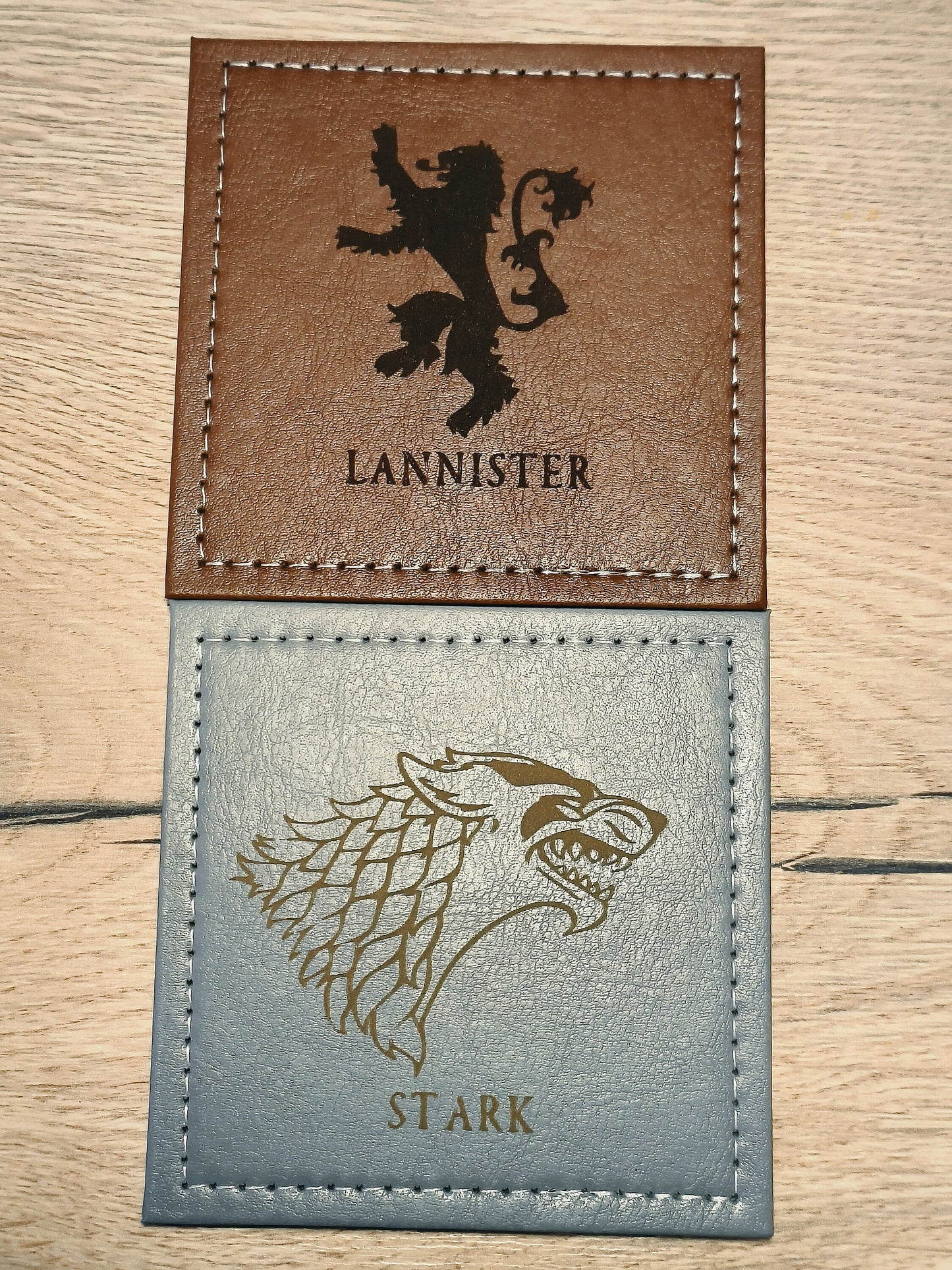 Sous-verres cuir Game of Thrones lot de 6